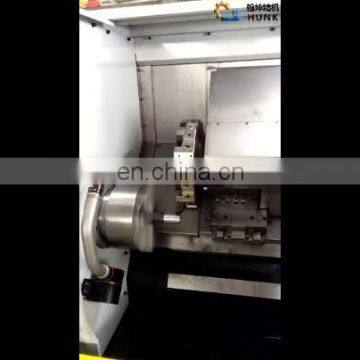 Small Cnc Lathe Turning Machine with Feeder for Metal Parts CK40L