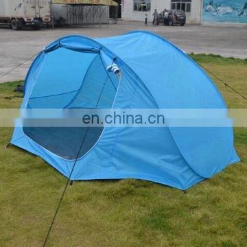 1-4 Person Fiberglass Poles Outdoor Tent , Polyester Material Single layer Tent ,Pop Up Camping Tent