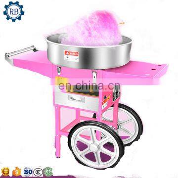 Hot sale best selling small cart type Marshmallow machine Fancy cotton candy machine