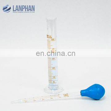 blue red cover silicone rubber pipette bulb filler