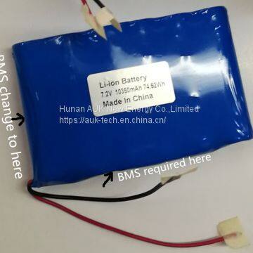 Rechargeable lithium battery pack 18650 3.7v 7.4v 11.1v 14.8v 3000mah 3500mah 5000mah 10000mah for LED light electronic