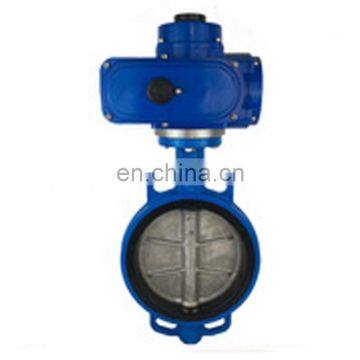 Marine Cast Steel Flanged Gear Worm Water Butterfly Valve