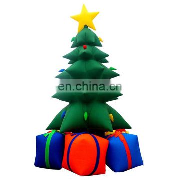 Christmas family and commercial Inflatable Christmas gift tree For  Christmas and New Year Events