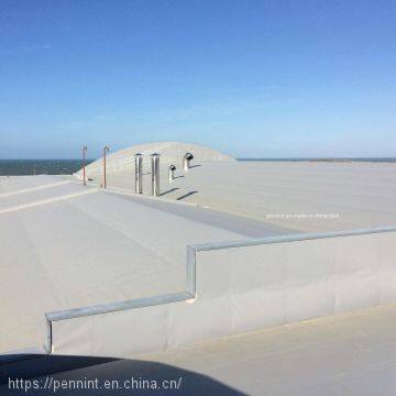 Hot Sale PVC Waterproofing Membrane Roofing Sheets Basement Material Single-ply Grey/white Weldable photo-4