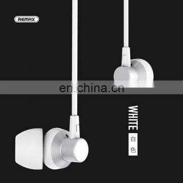 Remax RM-512 Hot Selling In-ear Mini Headphone Metallic Wired Sports Earphone With Mic