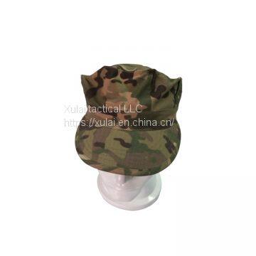 Camouflage Military 8-point Hat Octagonal Cap Hat photo-3