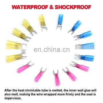 Hampool 2019 New Rohs Wire Joiner Motor Heat Shrink Insulated Fork Terminal photo-6