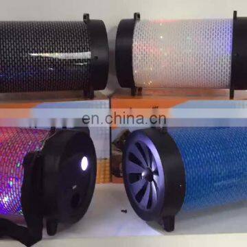 Glowing LED Mini Bluetooth Speaker Woofer Audio Speaker Outdoor Portable Bluetooth Speaker with TF Card