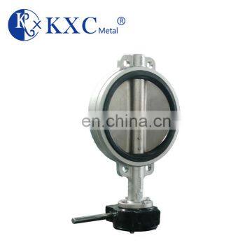 ISO 9001 AWWA C504 PN10/PN16/PN25 Bore Wafer Concentric Butterfly Valve Stainless Steel photo-2