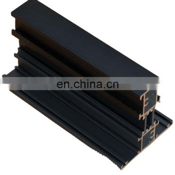 10mm Thermal Break Single Glazed Sliding Aluminum Glass Windows Profile For House