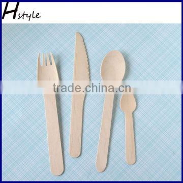 Wooden Cutlery The Disposable Wooden Cutlery Knife Spoon Fork SPT013B                        
                                                Quality Choice