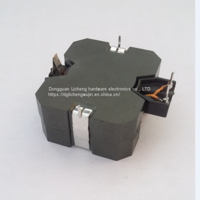 Custom photovoltaic transformer soft copper foil, PQ3419/PQ3415 transformer copper tape winding resistance. Z-shaped integrated molding.