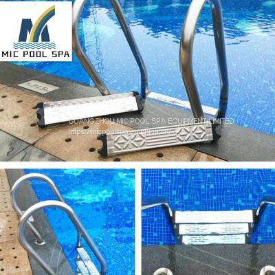 304/316 Stainless Steel 2/ 3/ 4/ 5 Step Swimming Pool Ladder With Handrails for Swimming Pool Equipment and Accessories photo-2