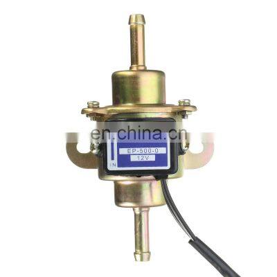 12V Universal Low Pressure Gas for Diesel Electric Fuel Pump 1/4 Tubing For Motorcycle ATV EP5000