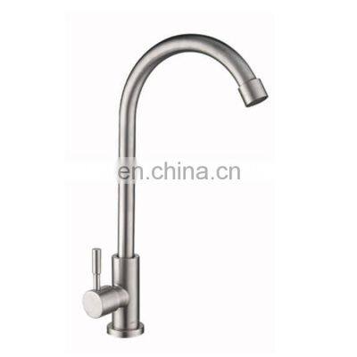 Easy Installation Attractive price single cold chrome pull-out kitchen faucet