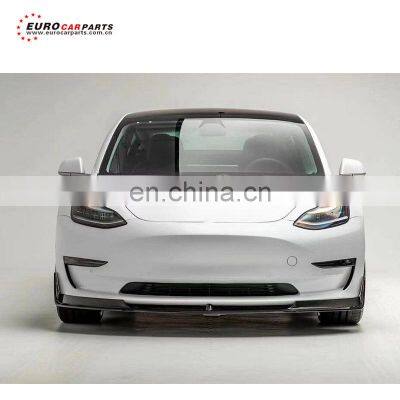 Carbon! New for Model 3 Full Set Carbon Material Small Body Kit for TSL With Front Lip Side Skirt Rear Diffuser for Model3 photo-2
