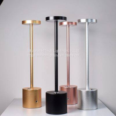 LED Bar Light Table Lamp Touch Dimmable EU USB Night Light Romantic Dinner Light Retro Vintage Desk Lamp