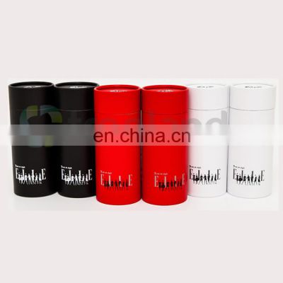 Custom Printed Cardboard Cylinder Box for Clothes T-shirt Packaging Tube