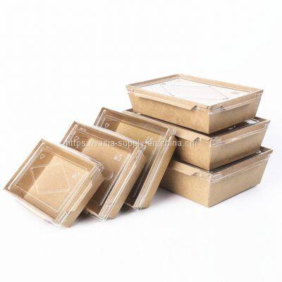 China supplier custom restaurant packaging eco friendly design printing fast food boxes with window