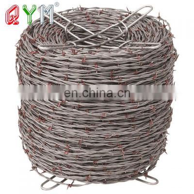 Barbed Wire Fence Galvanized Barbed Wire 500 M Price Factory