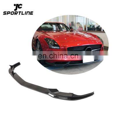 JCSportline C197 Carbon Front Lip for Mercedes Benz SLS AMG C197 GT Coupe 2-Door 2010-2013