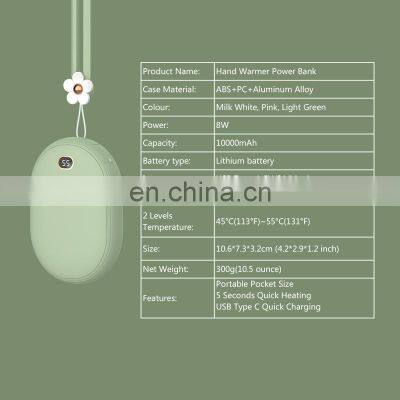 Portable USB Type Mobile Power Bank Function Rechargeable Electric Hand Warmer photo-2