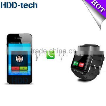 U8 Bluetooth Smart Wrist Watch Phone Mate For IOS Android Samsung HTC Iphone Bluetooth Watch Black photo-3