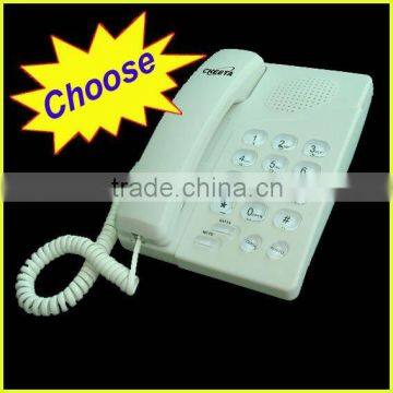 plastic mold corded landline basic telephone