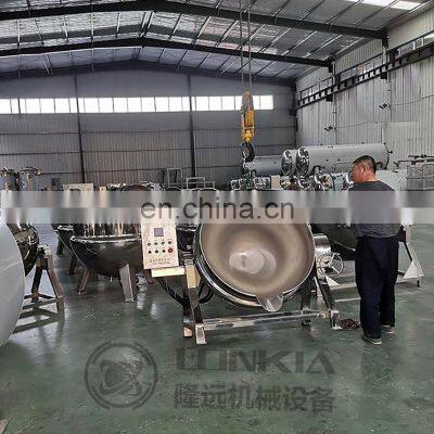 Industrial Kettle Mixer Cooker High Pressure Cooker High Quality Grade Large Industrial Food Cooking Kettle Jacket photo-3