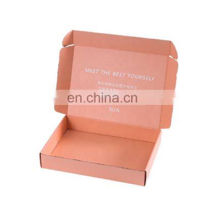 custom manufacture luxury eco friendly colored biodegradable packaging postal shipping beige mailer box with insert