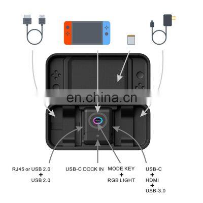 KINGSTAR Protective Hard Portable Travel Carry Case Shell Pouch for Nintendo Switch Console & Accessories
