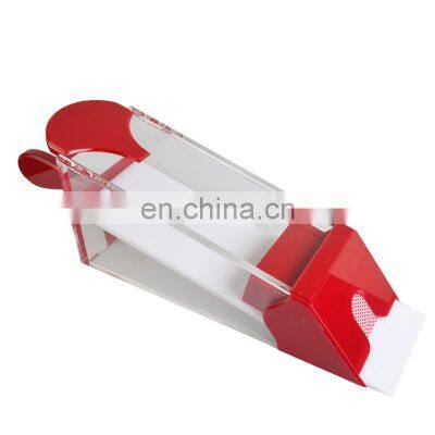 Competitive Price Custom Logo Luxury Acrylic Red Six Dealing Card Blackjack Shoe photo-3