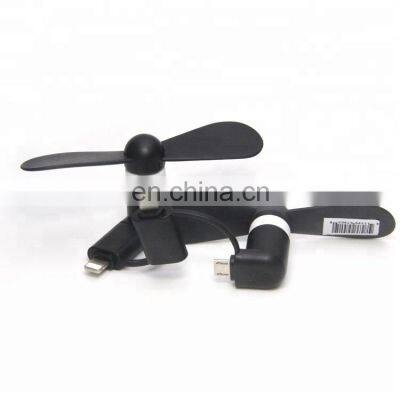 Silicone Ultra Mini 2 in 1 Phone Fan Ventilator USB photo-2