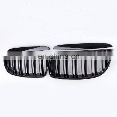 For BMW 3 series E90 E91 ABS front grill factory price double slat glossy black style bumper grill for BMW 3 series 2005-2008