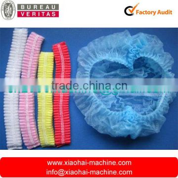 plastic and nonwoven bouffant cap machine