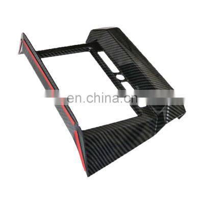 Carbon Fiber ABS Dashboard GPS UTV Navigation Panel Frame Cover for Polaris RZR PRO 2020