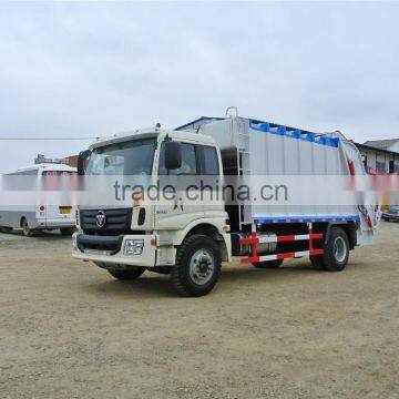 FOTON Auman 4x2 compression garbage truck capacity 10m3 with good price for sale 008615826750255 (Whatsapp)