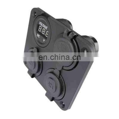 Modified Car Phone Usb Charger Car Ship 12V Conversion Cigarette Lighter Combination photo-3