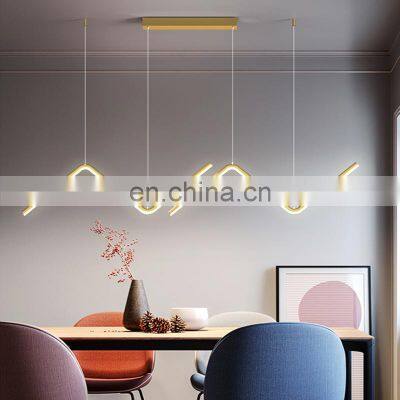 New Led Chandelier Lamp For Kitchen Dining Room Minimalist Ceiling Hanging Lights Decor Restaurant Suspension Light Fixture