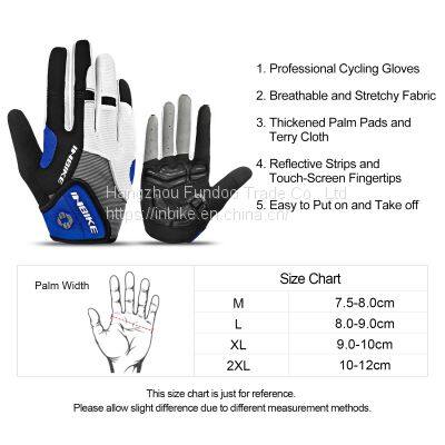 INBIKE Cycling Gloves for Men Breathable Bike Gloves photo-5