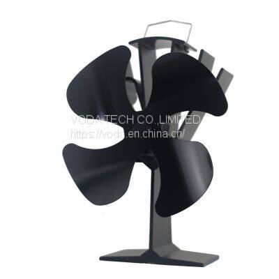 Hot Air Firewood Flow Heat Blower Heater Heater Flame Non Electric Eco Fireplace Fan