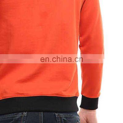 Simple Men Plain Sweatshirt Sustainable Pullover Sweatshirt Drawstring Men Sweatshirt photo-4