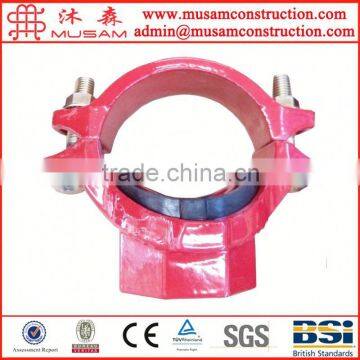 Ductile Iron Grooved Couplings and Grooved Mechanical Outlet Pipe Fitting Adapter photo-3