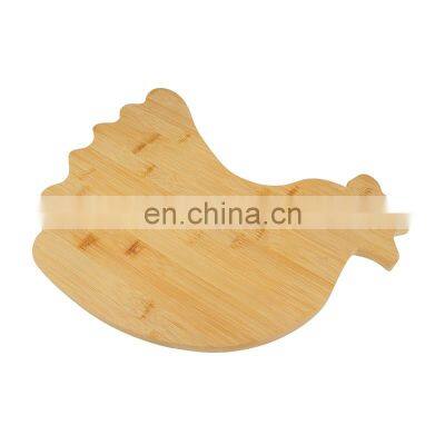 Bamboo Animal Shaped Cutting Board Chicken Shape Wood Chopping Board photo-4