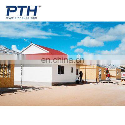 China Manufacturer Mozambique Villa Resort Prefab Light Gauge Steel Villa Construction for Sale