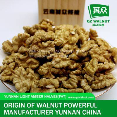 Yunnan Walnut kernels Light Amber Halves