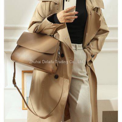 High quality lady's genuine leather handbag business commuting bag