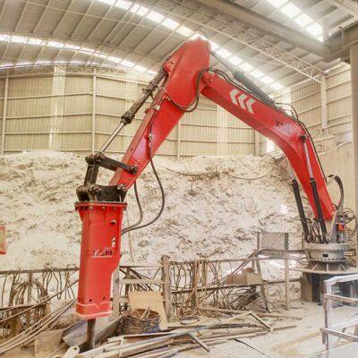 Stationary Rock Breaker System for Underground or Opencast Grizzly Screen