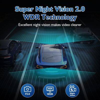 4K/2.5K Full HD Car Dash Camera for Cars, Built-in Wi-Fi GPS,Night Vision,Wide Angle Loop Recording,24H Parking Monitor photo-4