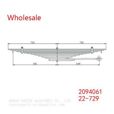 2094061, 22-729 Medium Duty Vehicle Rear Wheel Spring Arm Wholesale For Chevrolet